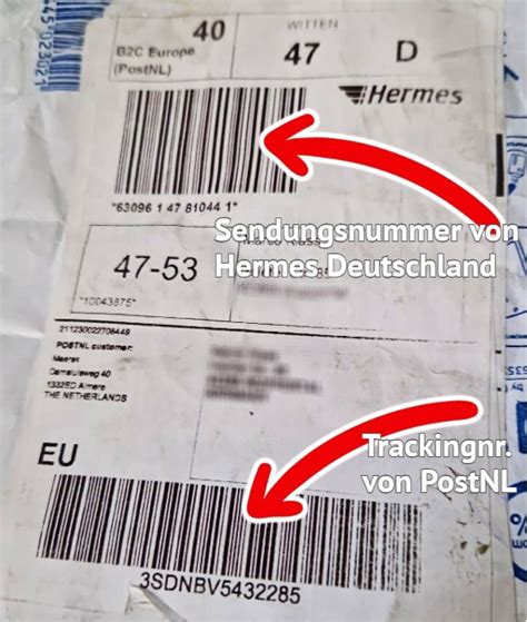 hermes tacking|Hermes tracking number on label.